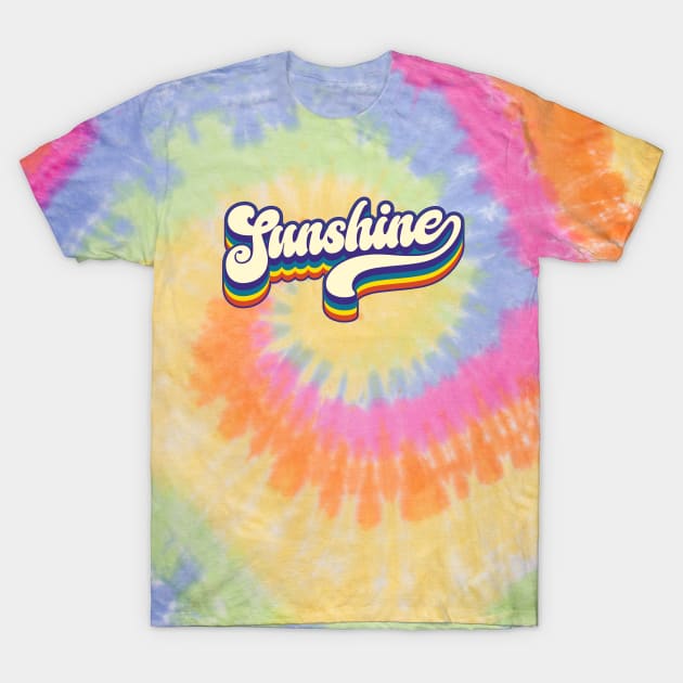 Retro Sunshine T-Shirt by Whimsical Thinker